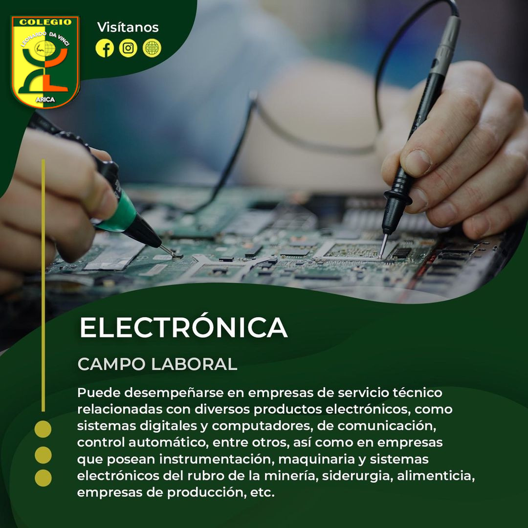 Electrónica – Colegio Leonardo Da Vinci