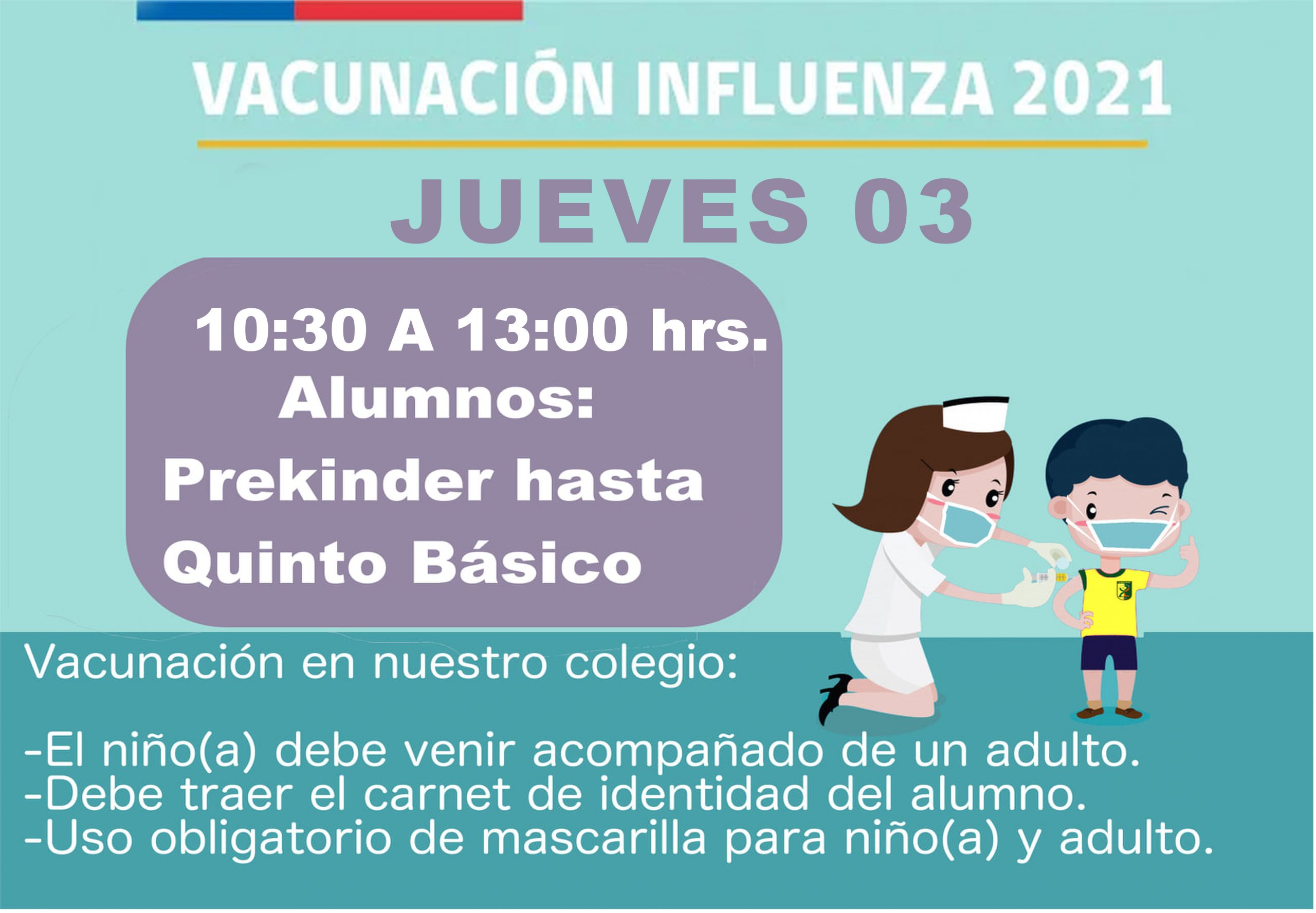 Vacunación contra la influenza 2021